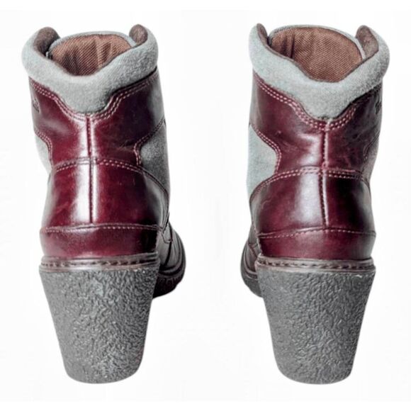 TIMBERLAND Amston Leather Wedge Ankle Boot Size 6.5 - Picture 5 of 9